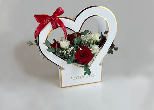Corazon I love You (Rosas Rojas) – Litza Florería