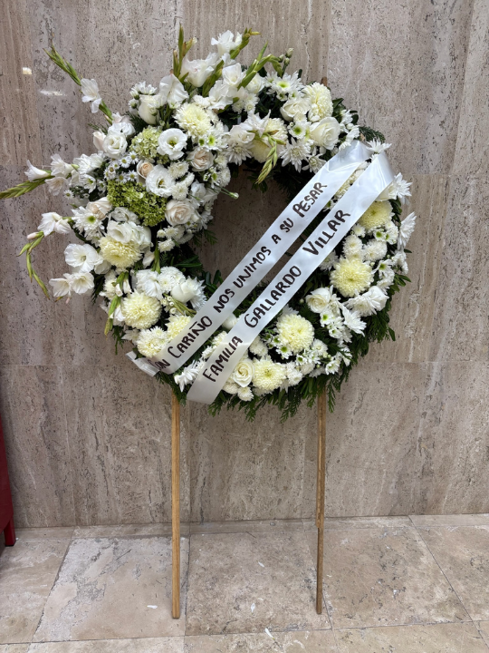 Corona Gratitud Condolencias