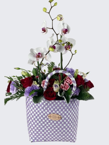 Bolsa Orquídea Romance