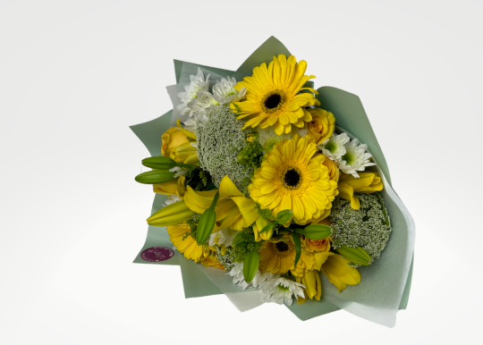 Ramo Gerberas AMARILLA y Lilis