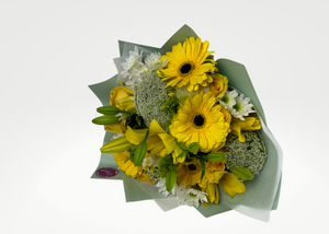 Ramo Gerberas AMARILLA y Lilis