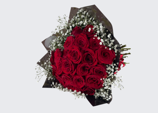 Ramo Corazón de Rosas Rojas