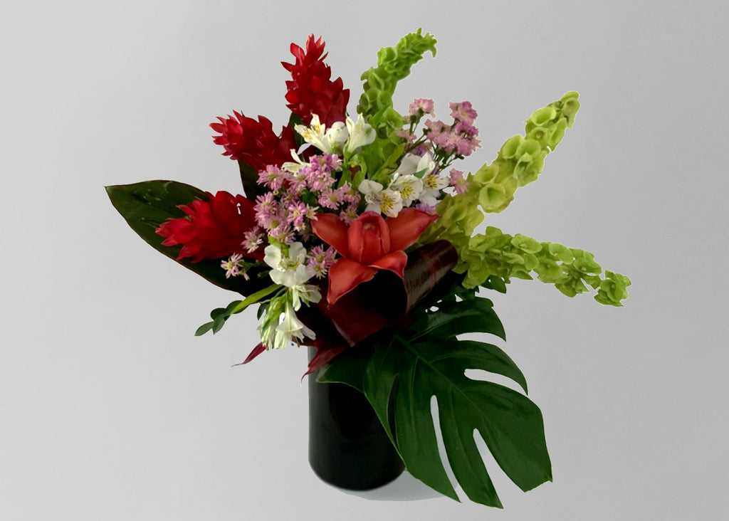 Arreglo Flores Antorcha Astromelia Hawaiana Litza Floreria